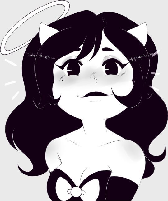 bendy and the ink machine alice angel black and white bendy and the ink machine alice angel black and white