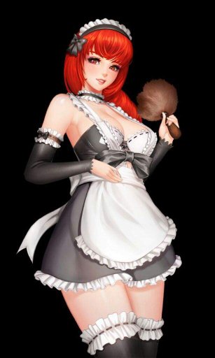 Daddy sensual maid redhead