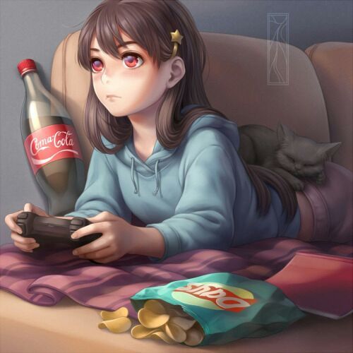 Gamer girl anime 15 Great