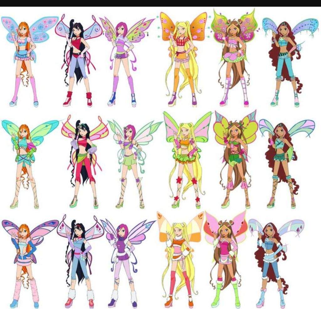 My Top Transformations Winx Club Amino