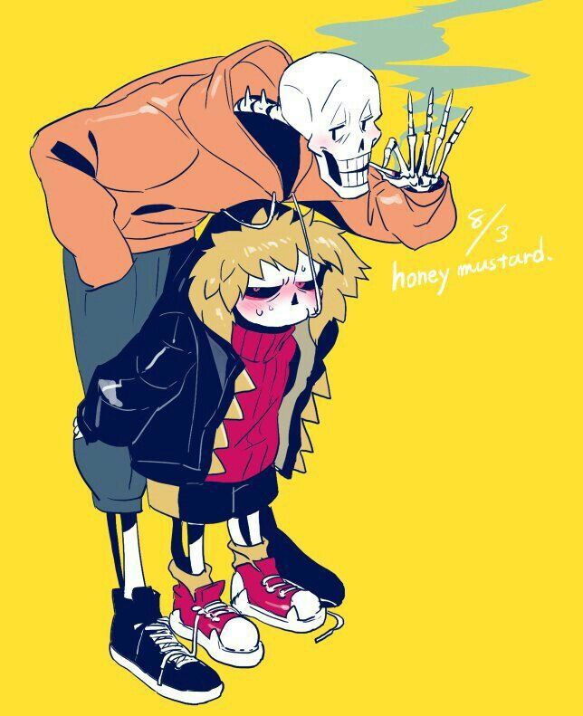 HoneyMustard (Us Pap x Uf Sans) Undertale Amino