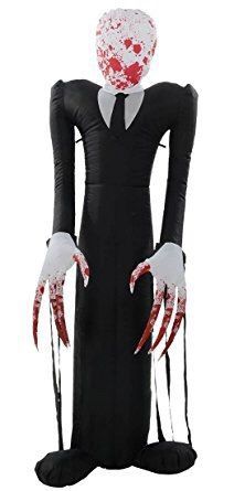 this inflatable branded under the actual slenderman name began its production in 2013 and depicts a very gruesome sinister looking slenderman with - Halloween Costume Slender Man this inflatable branded under the actual slenderman name began its production in 2013 and depicts a very gruesome sinister looking slenderman with - Halloween Costume Slender Man