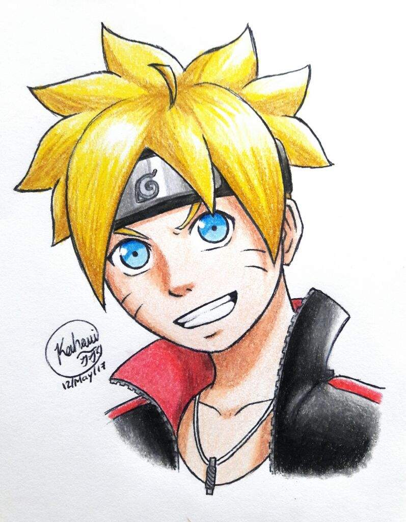 TUTORIAL De Dibujo Boruto Uzumaki Naruamino Amino