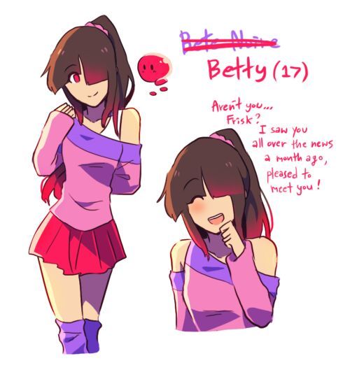 Betty | Glitchtale Amino