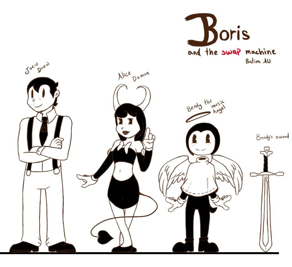 bendy and the ink machine alice angel brother bendy and the ink machine alice angel brother