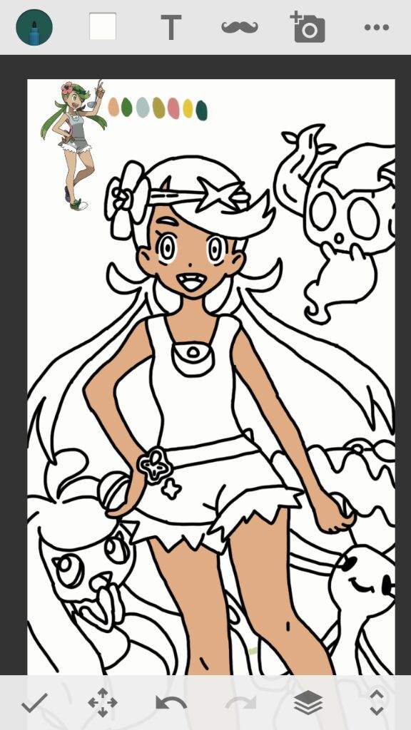 Dibujo Capitana Lul Pokemon Pok Mon En Espa Ol Amino