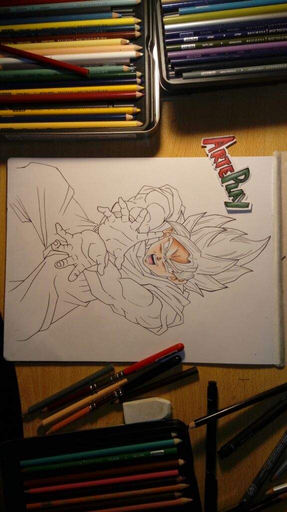 Dibujando A Goku Ssj Dios Azul Dragon Ball Espa Ol Amino