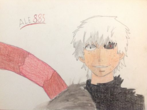 Mi Dibujo De Kaneki Arte Y Retos Diarios Amino