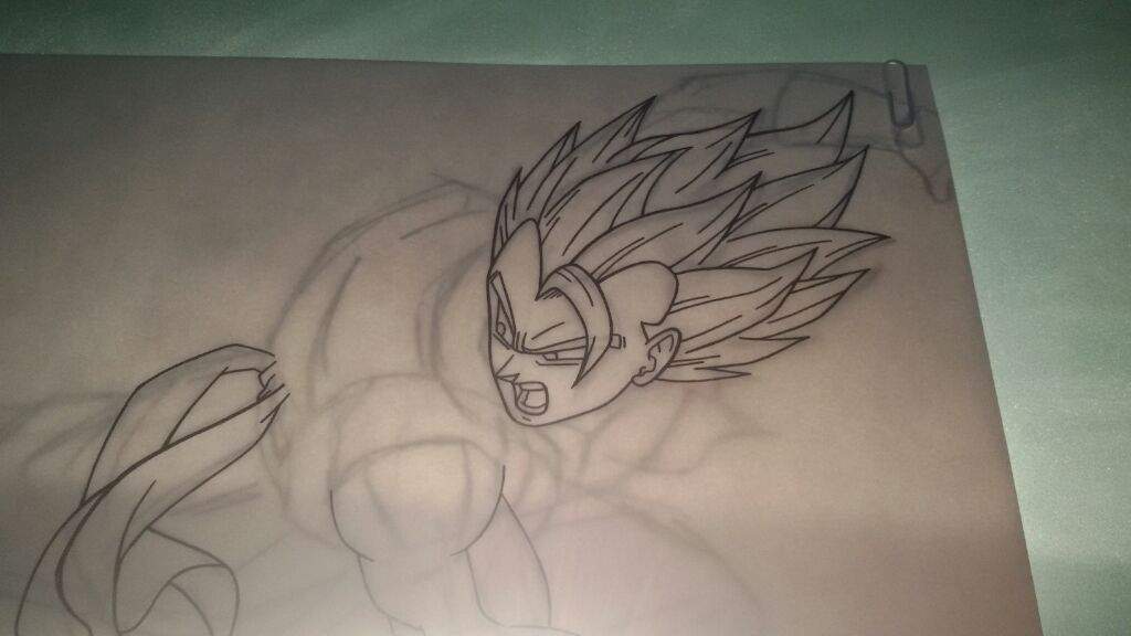 Proceso Rapido De Dibujo GOGETA SSJ BLUE Anime Amino