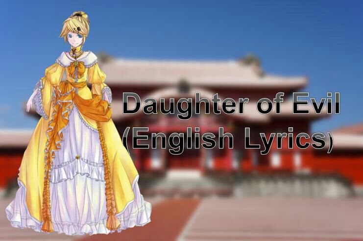 daughter of evil english lyrics