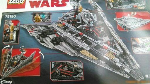 lego star wars the last jedi first order star destroyer 75190