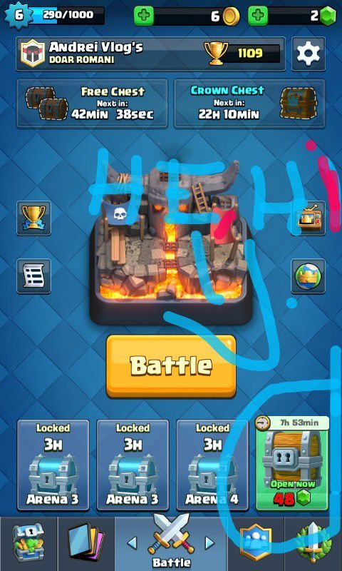 arena 3 giant chest