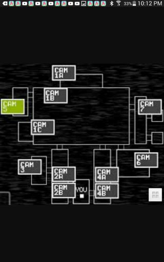 fnaf 1 camera map layout