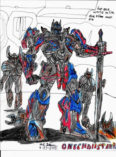 transformers optimus prime x megatron