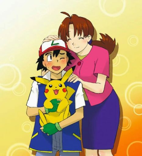 Ash And Mom Pokémon Amino