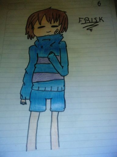 dibujo de frisk Undertale Español Amino