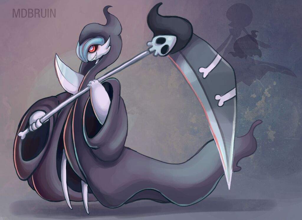 pokemon fusion - gardevoir   duskull (art by me)