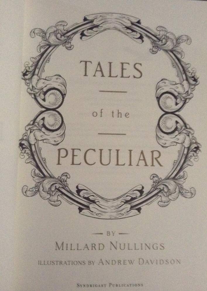 tales of the peculiar book