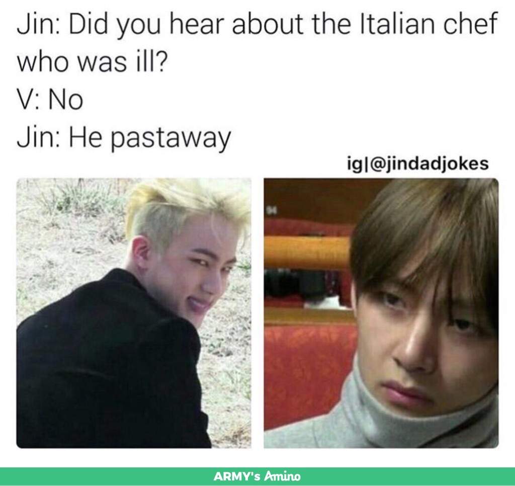 JIN AND HIS DAD JOKES! | ARMY's Amino