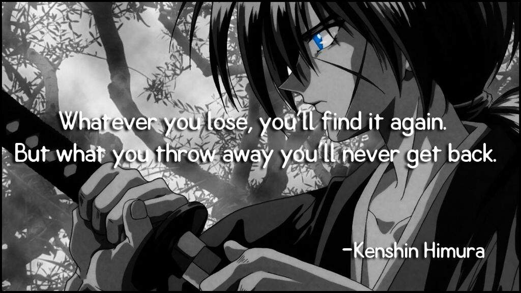 Kenshin Himura Quote Anime Amino