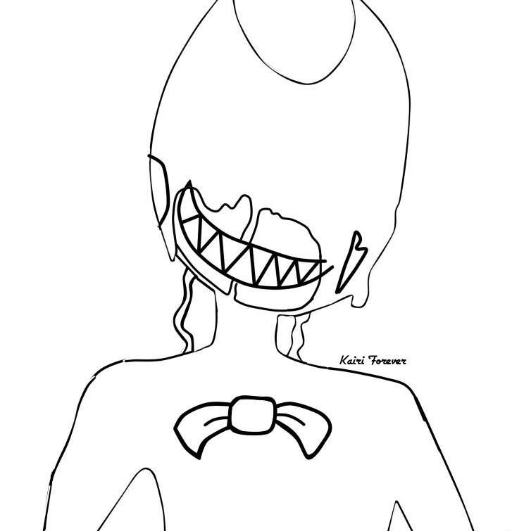 bendy and the ink machine alice angel coloring pages