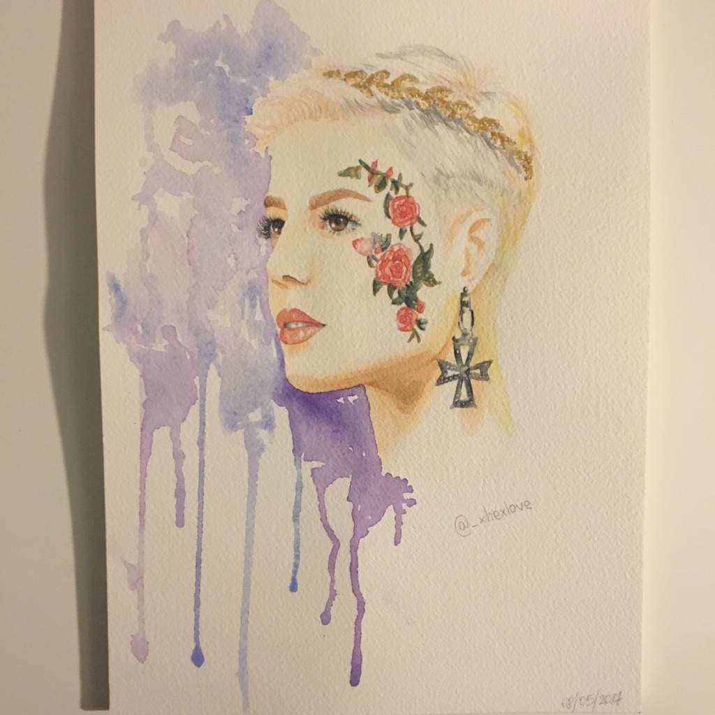 Halsey drawing Young Gods Amino