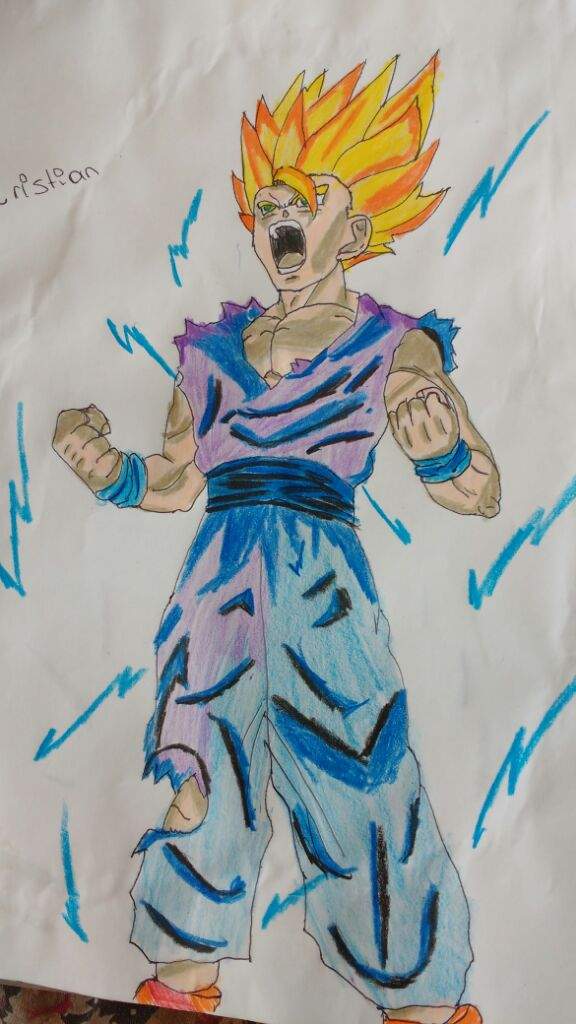 Dibujo De Gohan Ssj 2 Mi Mejor Dibujo Dragon Ball VideoJuegos Amino