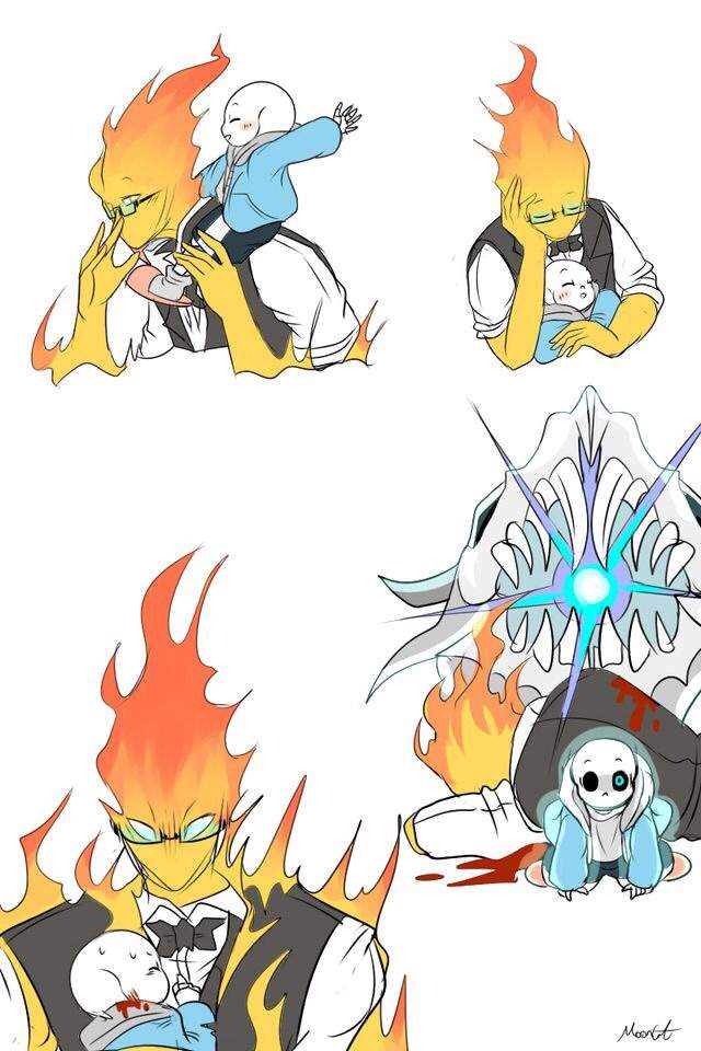 Undertale Sans Grillby Burn Yourmom Undertale Comic U 8900