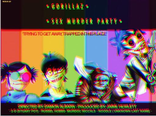 Gorillaz Sex Murder Party
