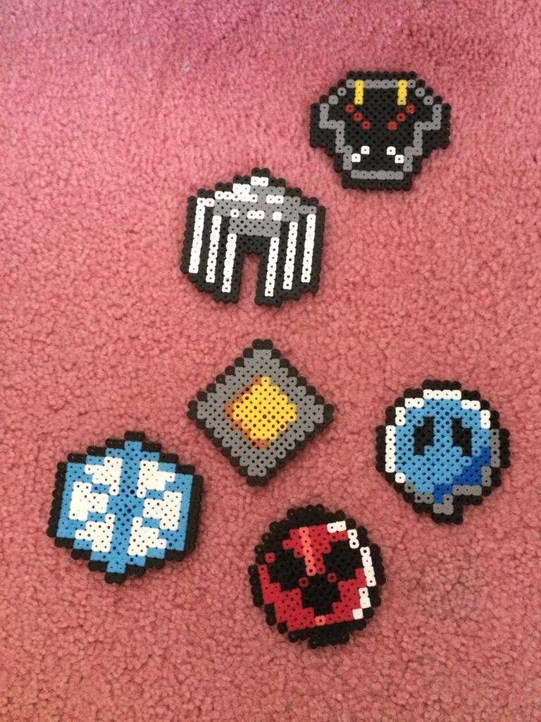 Perler Beads Badges Pok Mon Amino