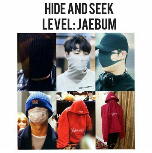 Image result for hide and seek level jaebum