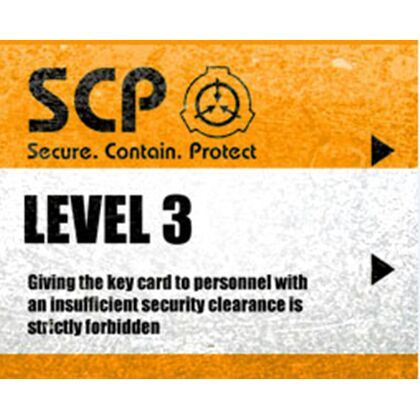 Scp Keycard Level 3 Wiki Pika Adventures Amino