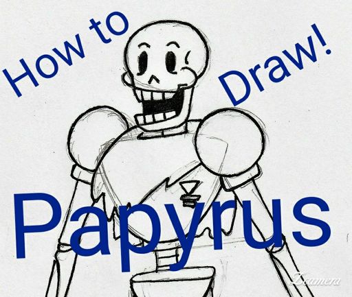 How to Draw: Papyrus | Undertale Amino