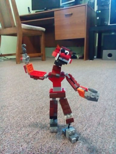 lego fnaf phantom foxy