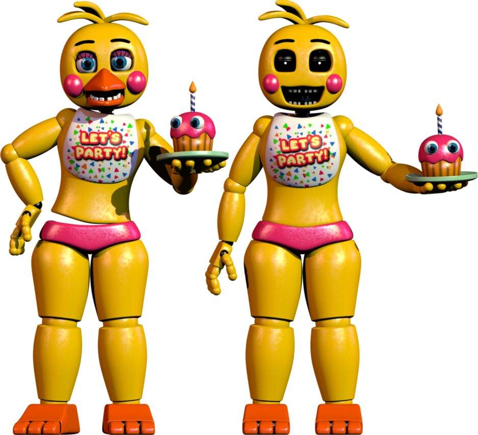 Toy Chica Animatronic & Human Five Nights At Freddys Amino.