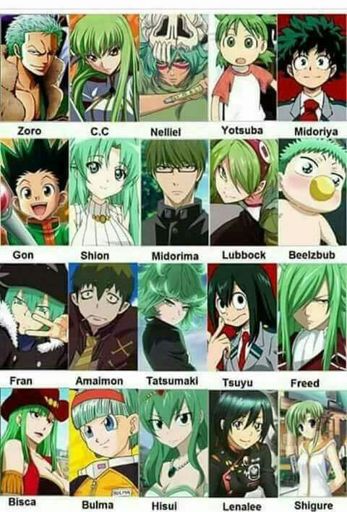 The green hair | Wiki | Anime Amino