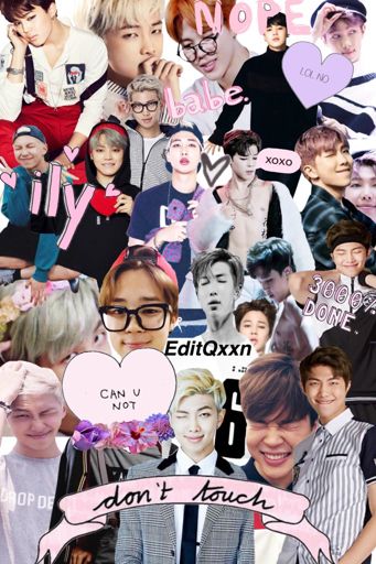 Namjoon And Jimin Collage Edit 