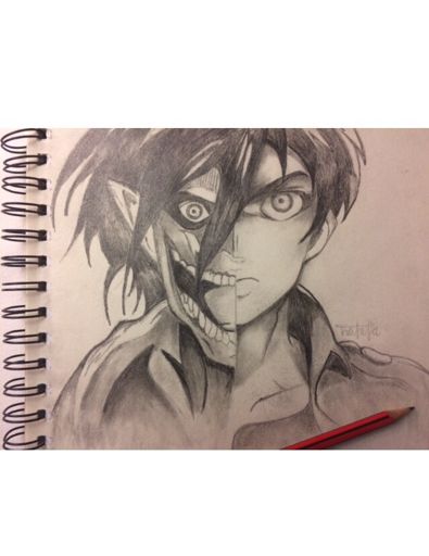 Eren Jaeger Pencil Drawing🔰 | Attack On Titan Amino