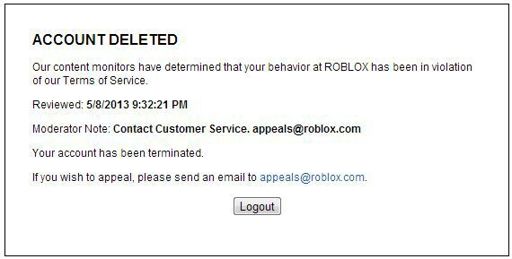 What Would You Do If Your Main Roblox Account Was Banned Forever