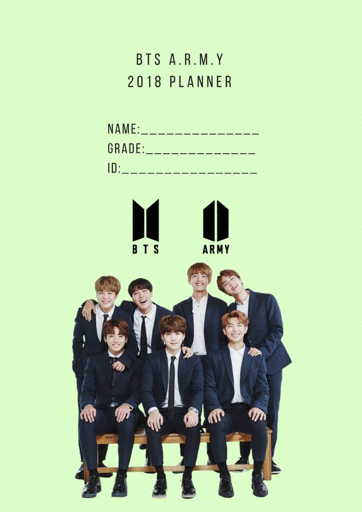 BTS Planner 2018 Cover Pages ARMY s Amino bts-planner-2018-cover-pages-army-s-amino