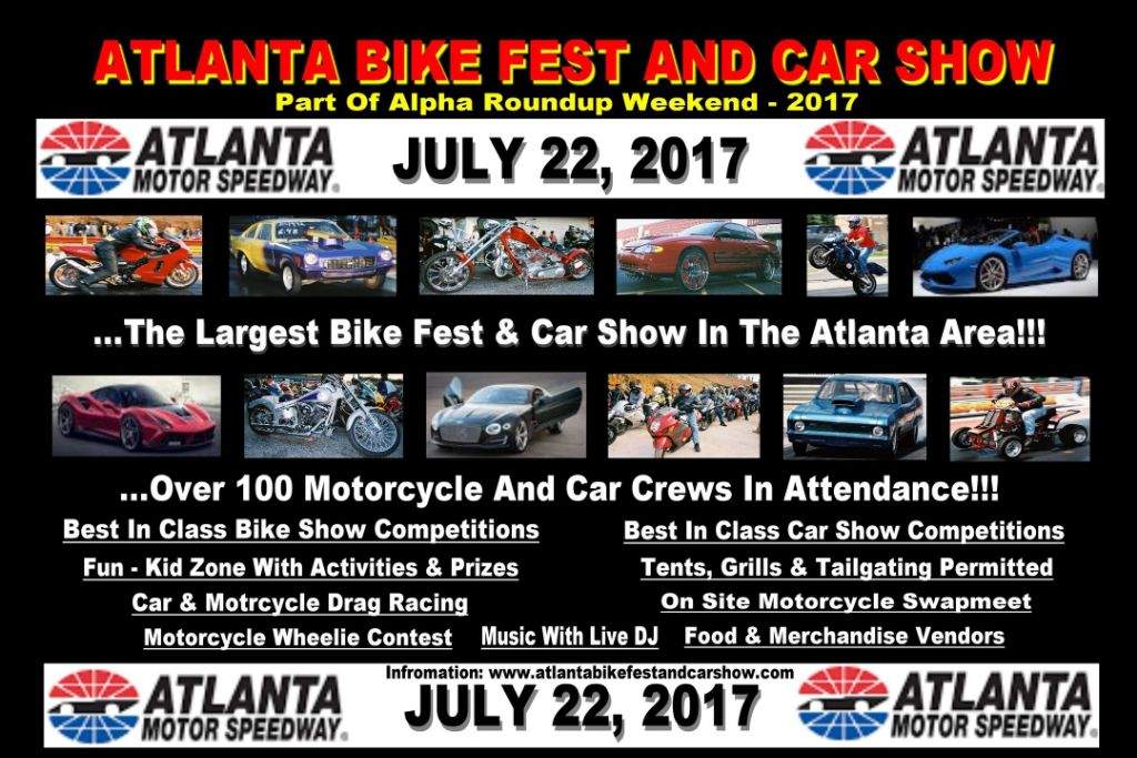 to Atlanta Bike Fest And Car Show Motorcycle Amino Amino
