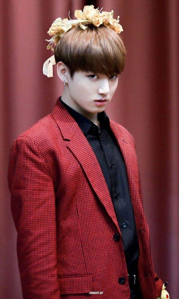 Jungkook wearing red appreciation! | ARMY's Amino