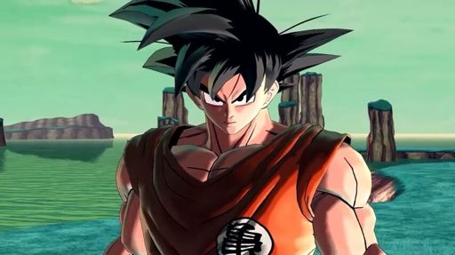 Goku's Blue Hair Transformation in Dragon Ball Xenoverse - wide 1