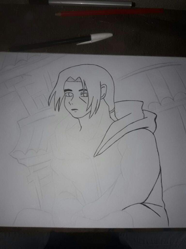 Dibujo De Itachi Terminado Naruamino Amino