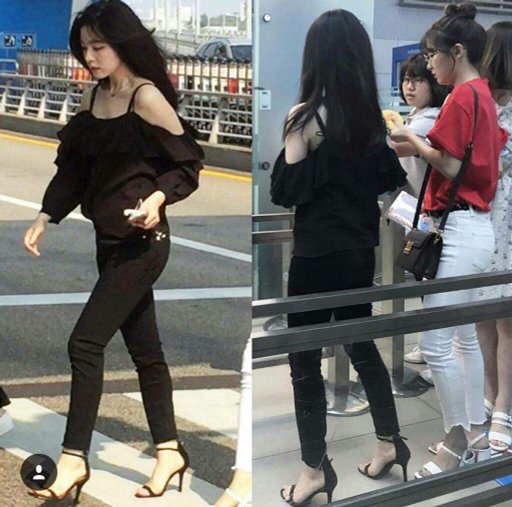 irene red velvet casual style