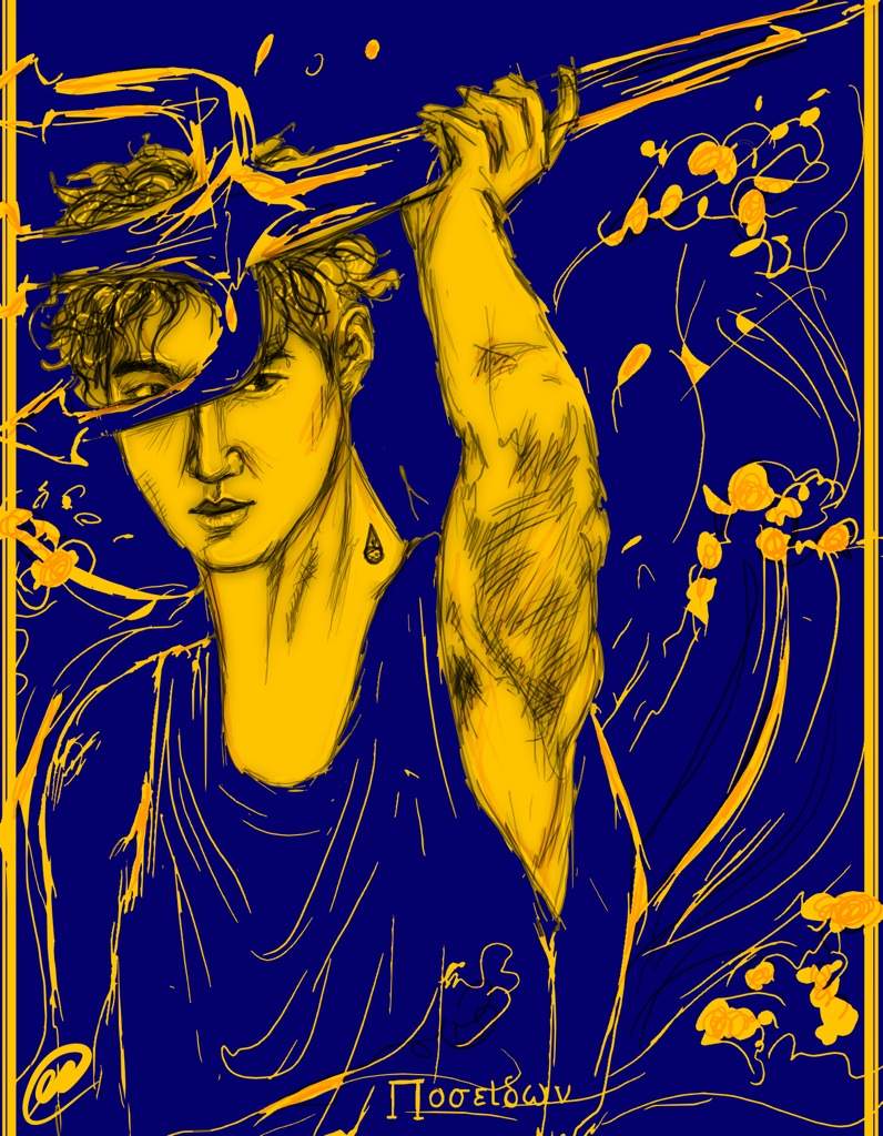 Suho as Poseidon (God of the Sea)~ | EXO (엑소) Amino