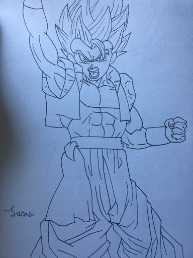 Ssj Gogeta Drawing Dragonballz Amino