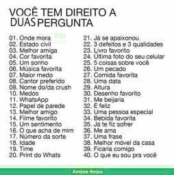 TAG : 10 FATOS SOBRE MIM