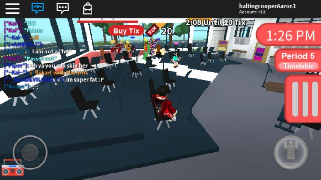 Cooper S Life First Day Of High School Roblox Amino