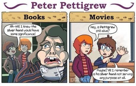 two different versions of harry potter books